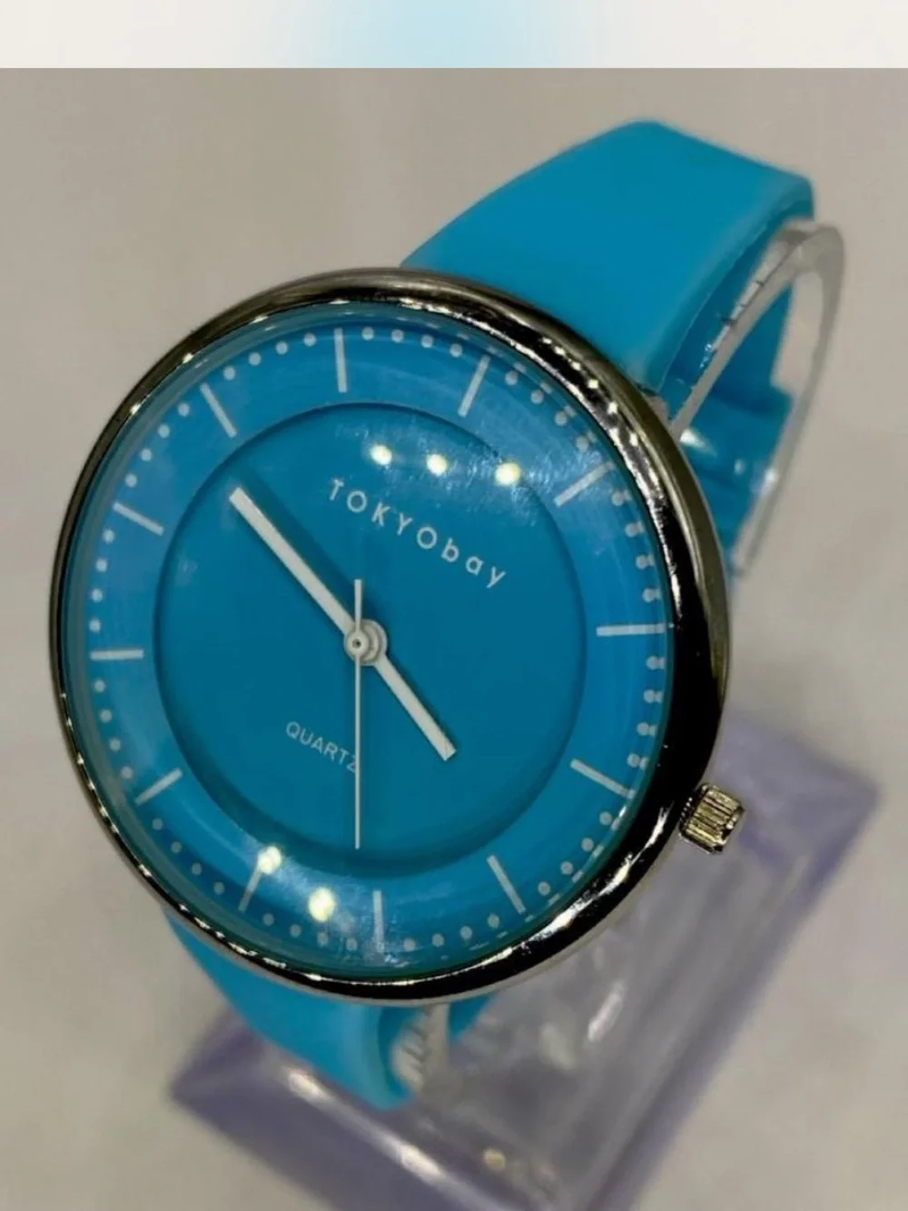 TOKYObay  *** Turquoise  Silicone Quartz Watch ^^^